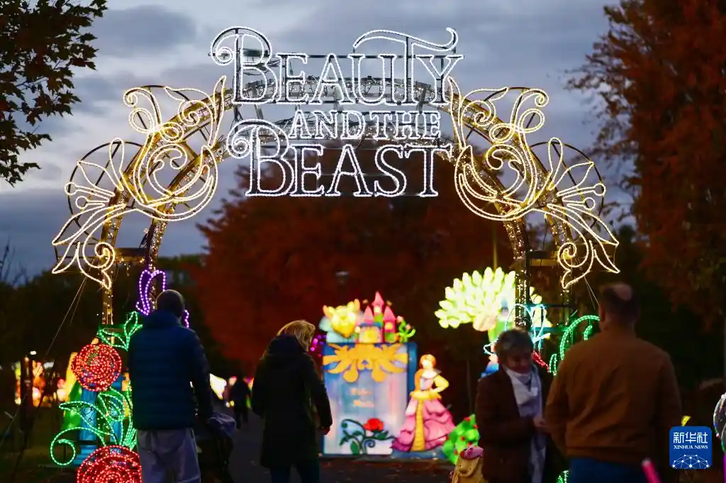 光之花园点亮华沙夜空，艺术与光影的梦幻邂逅