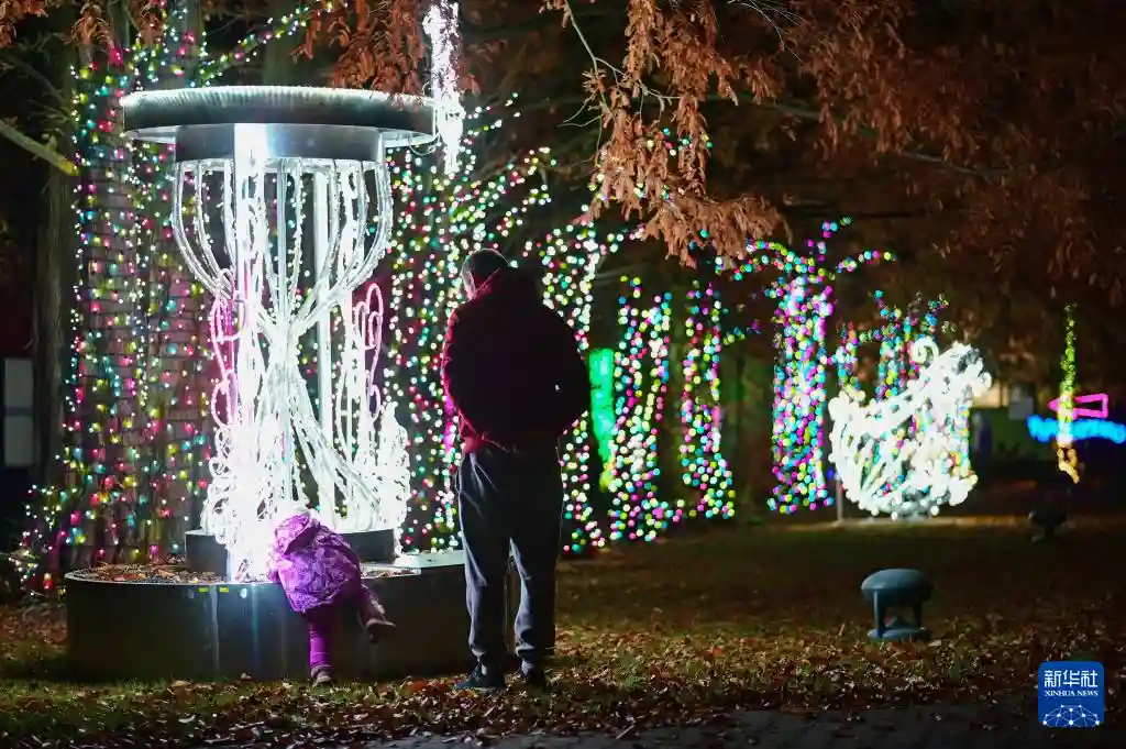 光之花园点亮华沙夜空,艺术与光影的梦幻邂逅