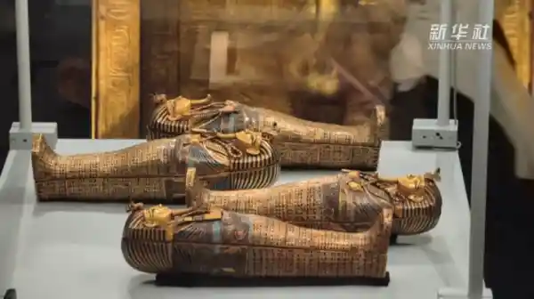 图坦卡蒙宝藏惊现大埃及博物馆,记者带你看穿越千年之谜