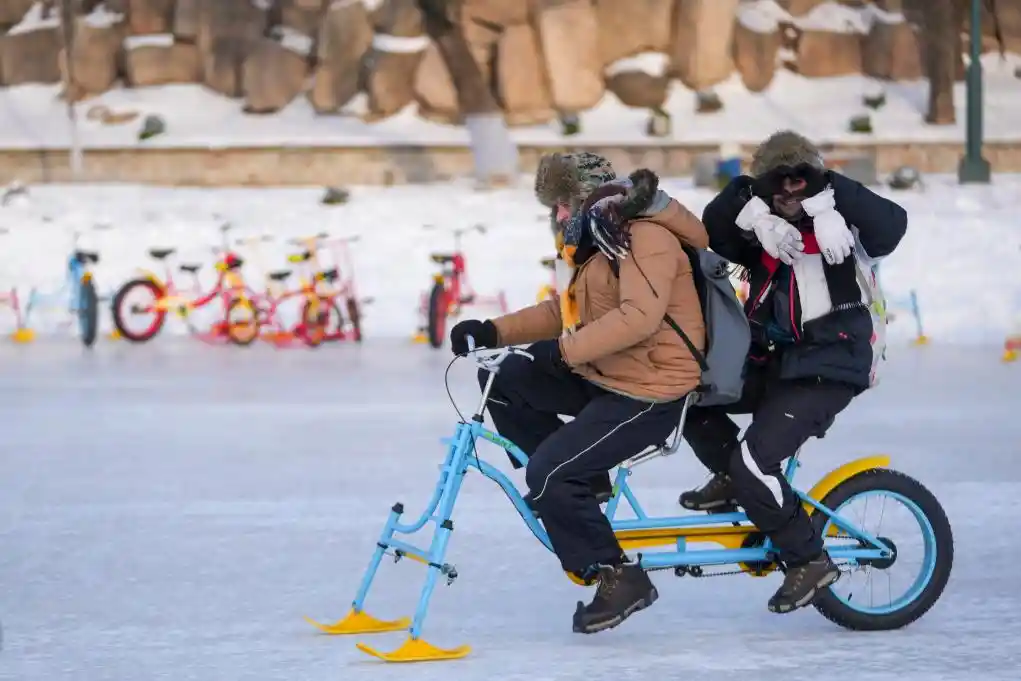 雪舞太阳岛,童话今绽放